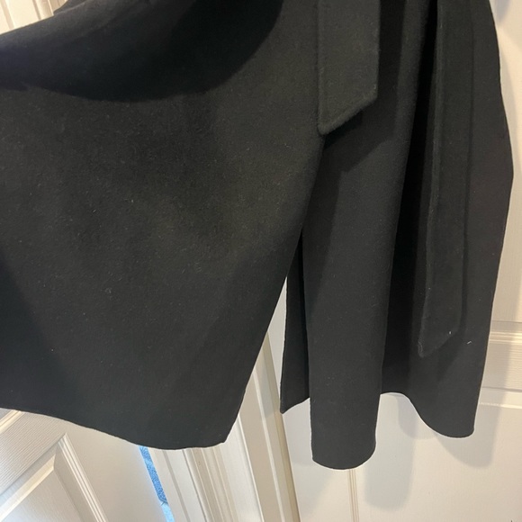 GENTLE HERD - women’s wool black coat / size 2x - Picture 7 of 9